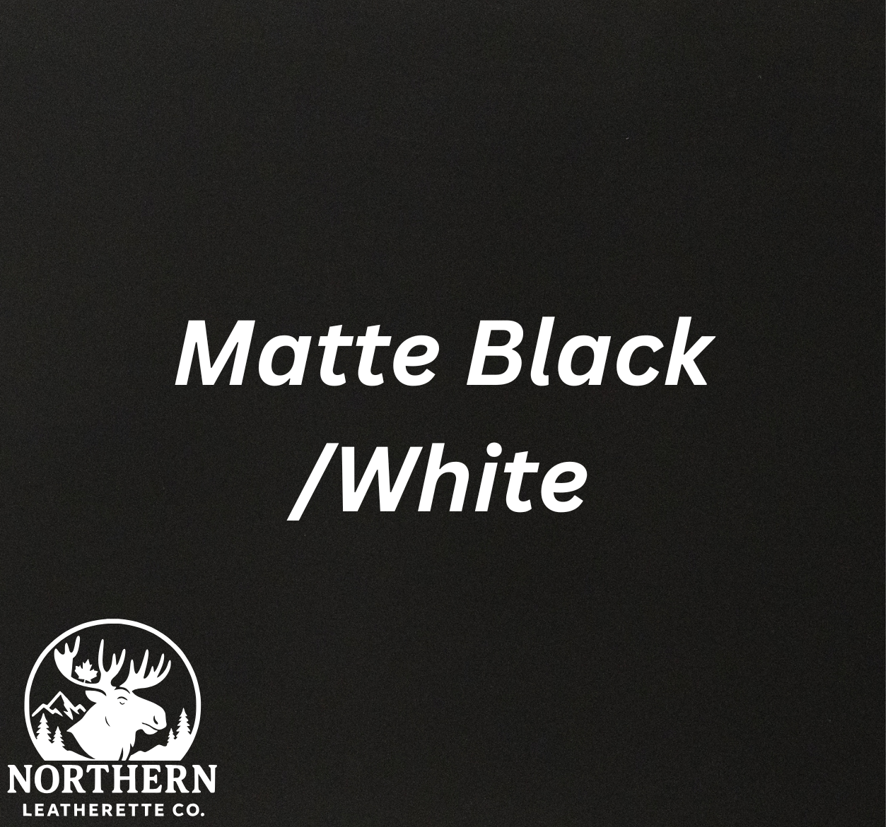Matte Black / White
