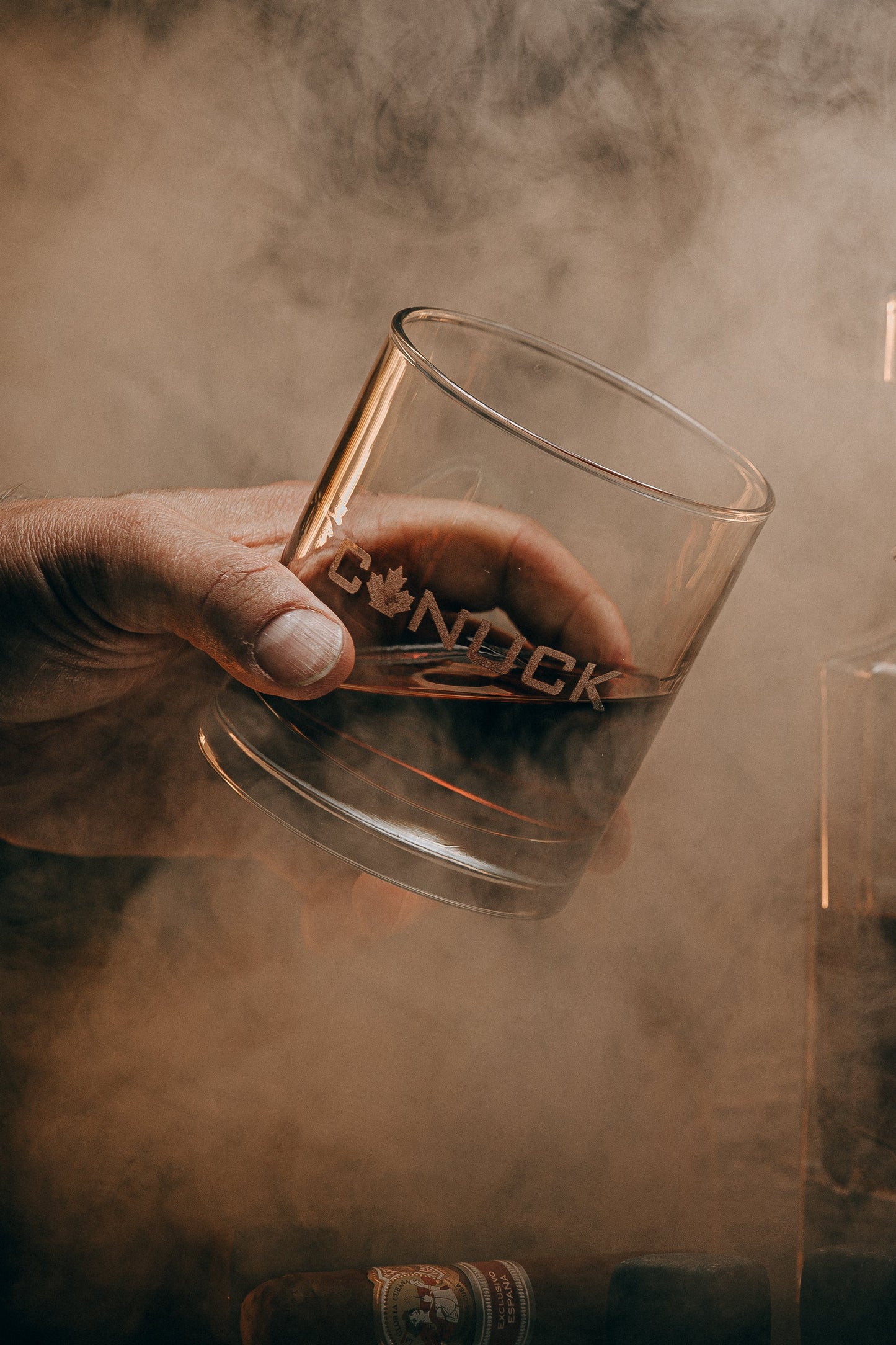 ENGRAVED WHISKEY GLASS