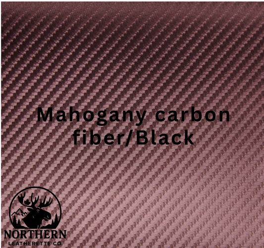 Carbon Fiber Mahogany/ Black