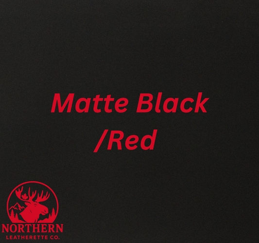 Matte Black / Red